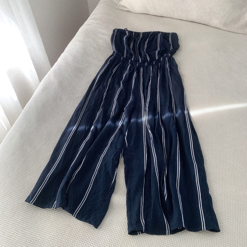 UO Strapless Culotte Jumpsuit